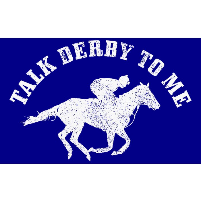 Talk Derby To Me Horse Racing Bumper Sticker