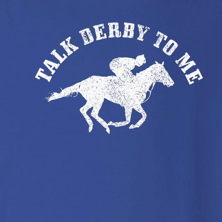 Talk Derby To Me Horse Racing Toddler Long Sleeve Shirt