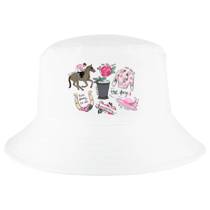 Talk Derby To Me Kentucky Horse Racing Cool Comfort Performance Bucket Hat