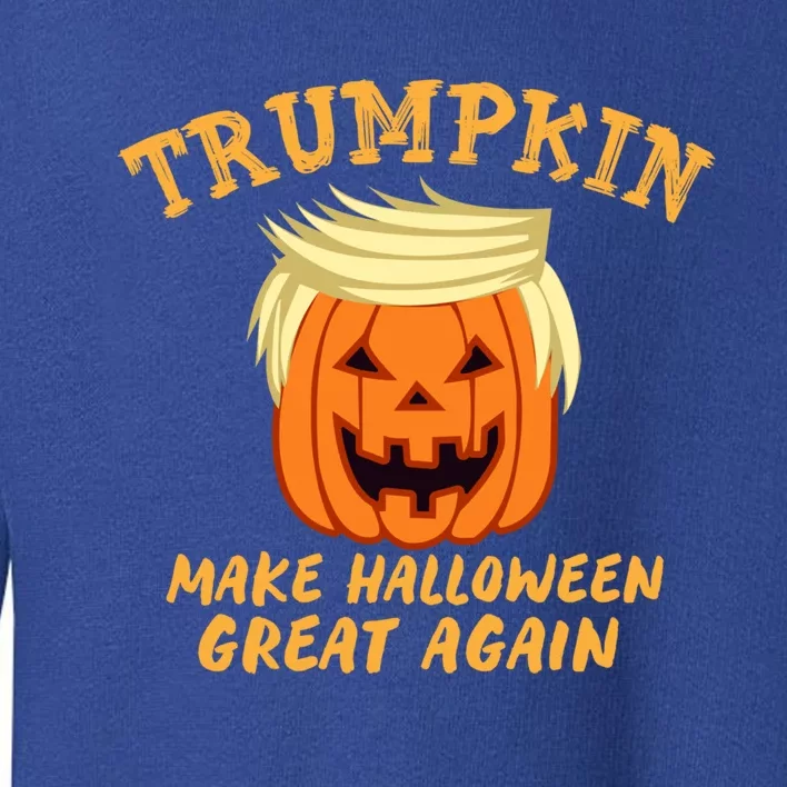 Trumpkin Donald Trump Halloween Make Halloween Great Again Gift Toddler Sweatshirt