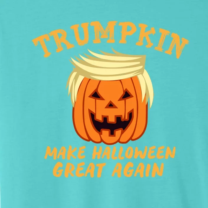 Trumpkin Donald Trump Halloween Make Halloween Great Again Gift ChromaSoft Performance T-Shirt