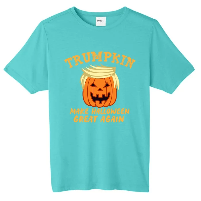 Trumpkin Donald Trump Halloween Make Halloween Great Again Gift ChromaSoft Performance T-Shirt