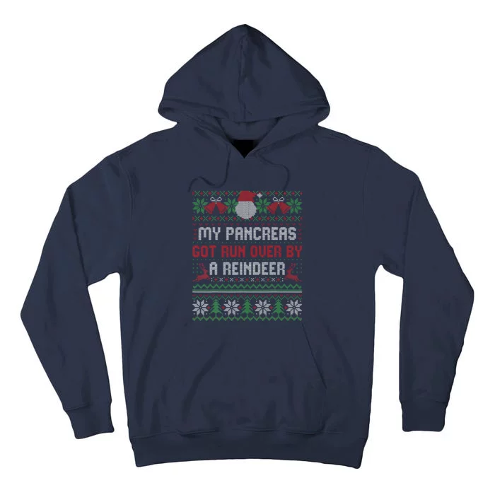 T1d Diabetic Type 1 Diabetes Awareness Christmas Tall Hoodie