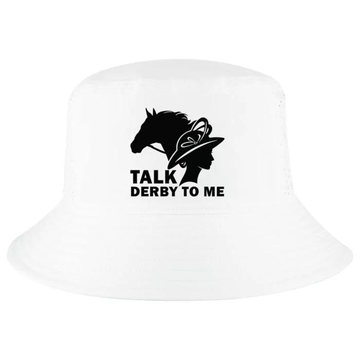 Talk Derby To Me Horse Racing Kentucky Cool Comfort Performance Bucket Hat