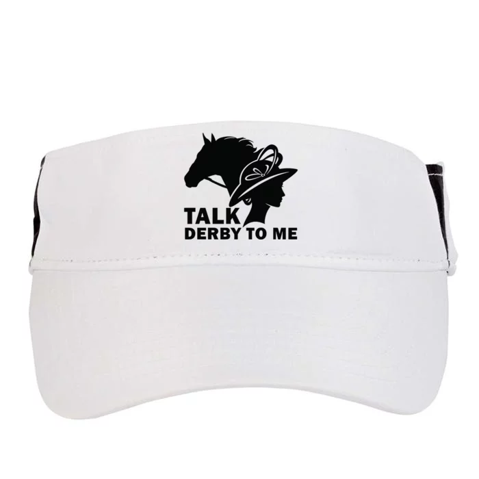 Talk Derby To Me Horse Racing Kentucky Adult Drive Performance Visor