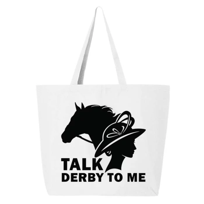 Talk Derby To Me Horse Racing Kentucky 25L Jumbo Tote