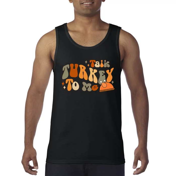 Thanksgiving Day Turkey Talk Festive Attire Tank Top