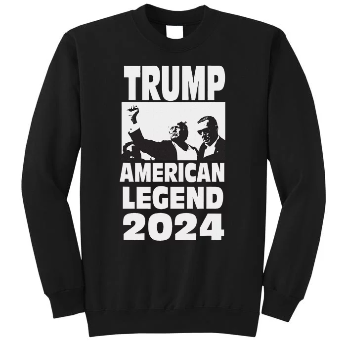 Teflon Don Trump 2024 Bulletproof Legend Design Tall Sweatshirt