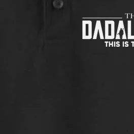 The Dadalorian This Is The Way Fathers Day Dry Zone Grid Performance Polo