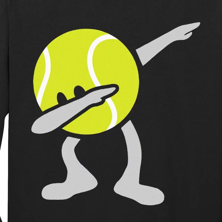 Tennis Dabbing Tennis Ball Tennis Player Ball Sport Gift Long Sleeve Shirt