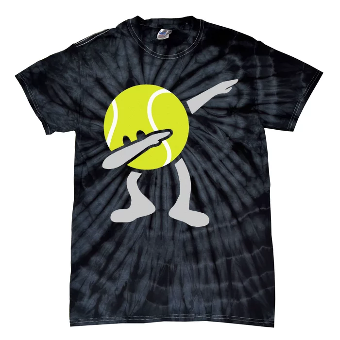 Tennis Dabbing Tennis Ball Tennis Player Ball Sport Gift Tie-Dye T-Shirt