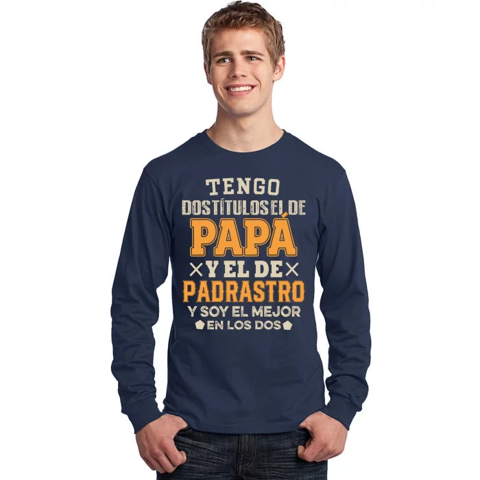 Tengo Dos TíTulos El De Papa Tall Long Sleeve T-Shirt