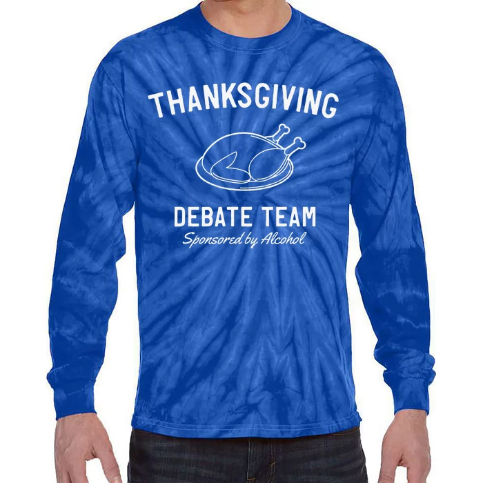 Thanksgiving Debate Team Tie-Dye Long Sleeve Shirt