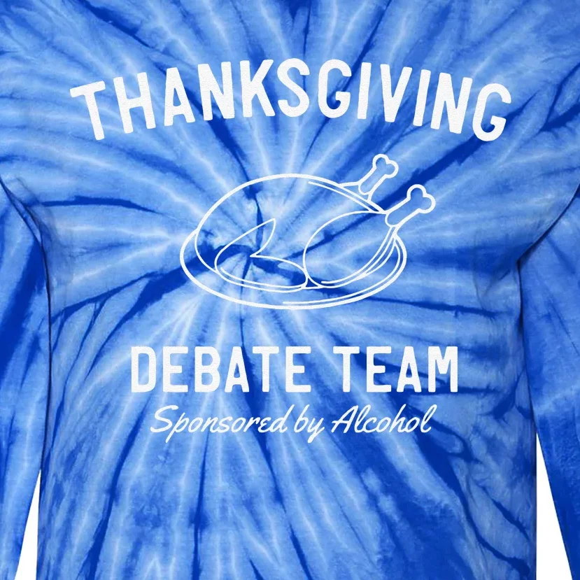 Thanksgiving Debate Team Tie-Dye Long Sleeve Shirt