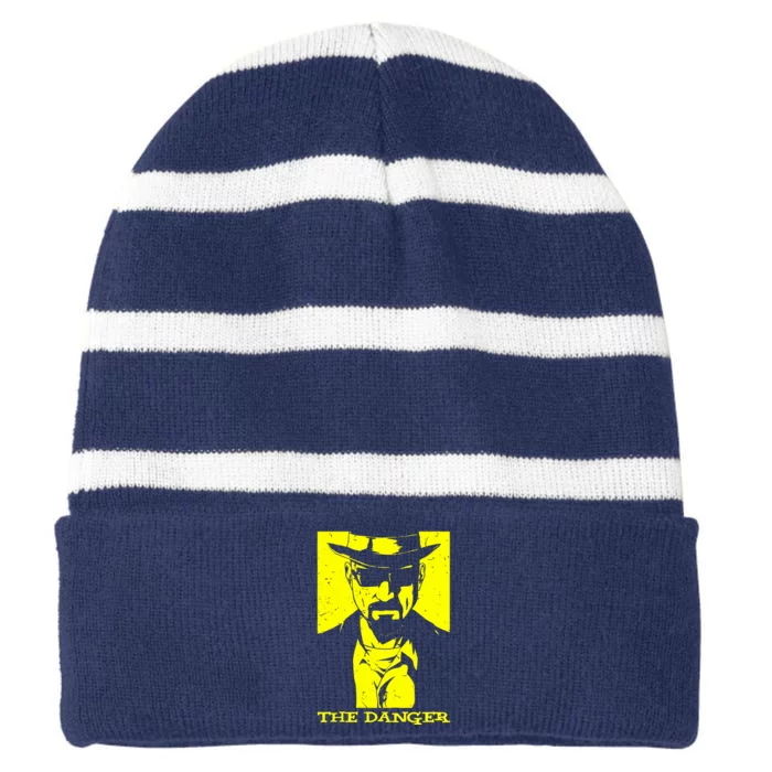 The Danger Striped Beanie with Solid Band