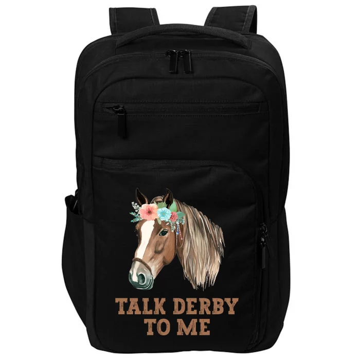 Talk Derby To Me Horse Racing Impact Tech Backpack