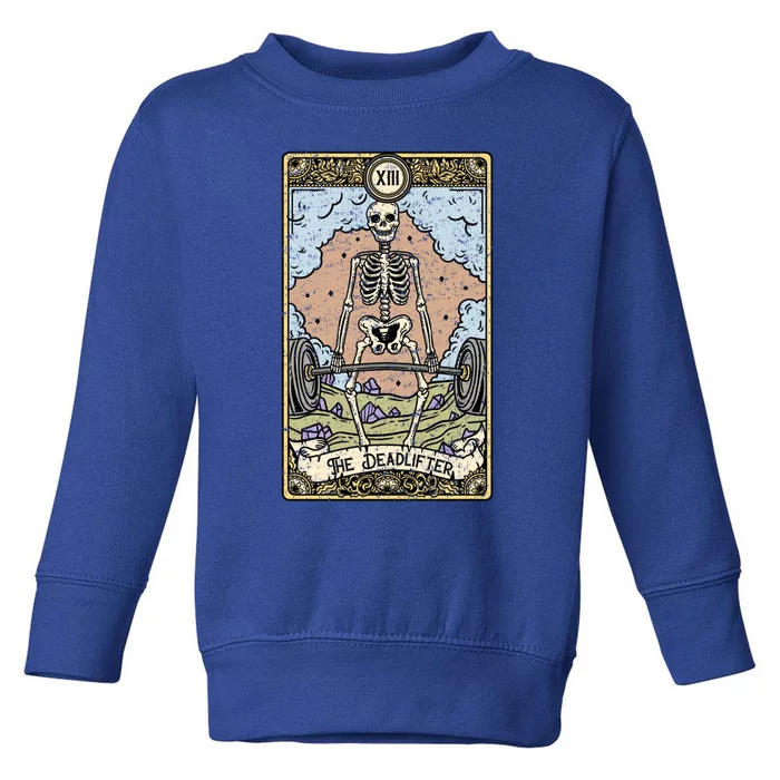 The Deadlifter Tarot Card I Fortune Teller I Deadlift Cool Gift Toddler Sweatshirt