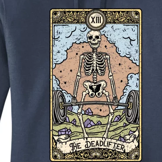 The Deadlifter Tarot Card I Fortune Teller I Deadlift Cool Gift Women's Pullover Hoodie