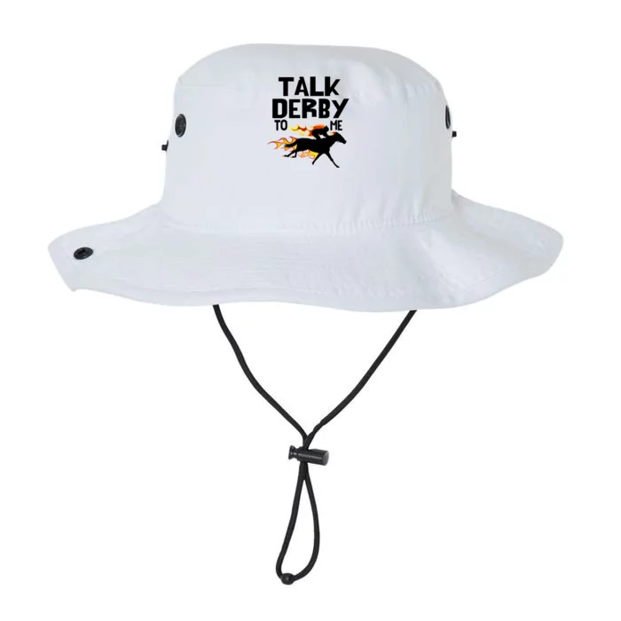 Talk Derby To Me Horse Racing Jockey Louisville Kentucky Gift Legacy Cool Fit Booney Bucket Hat