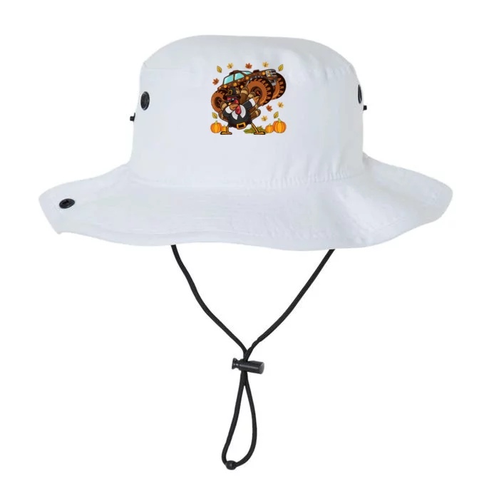 Thanksgiving Dabbing Turkey Monster Truck Gift Legacy Cool Fit Booney Bucket Hat