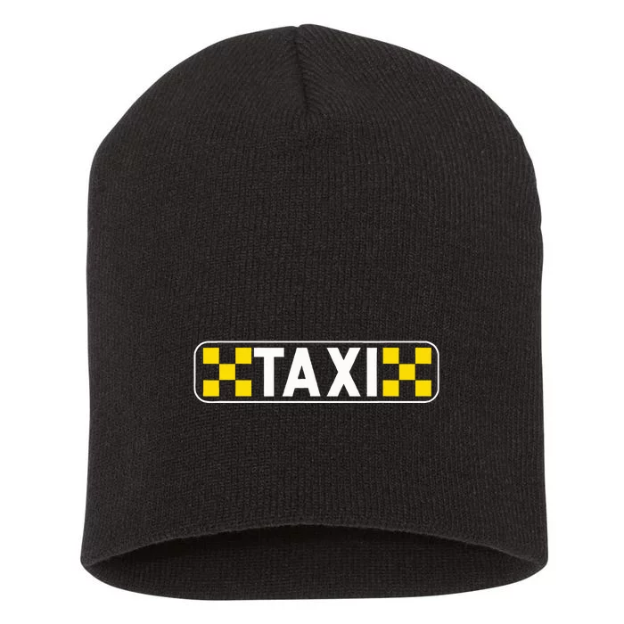 Taxi Driver Taxi Passengers Short Acrylic Beanie