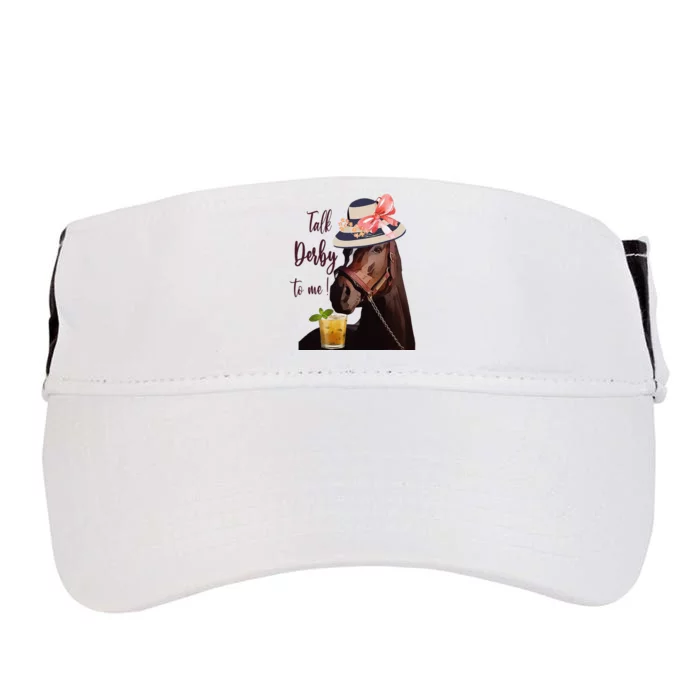 Talk Derby To Me Mint Juleps Derby Horse Racing Adult Drive Performance Visor