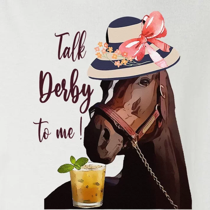 Talk Derby To Me Mint Juleps Derby Horse Racing Toddler Long Sleeve Shirt