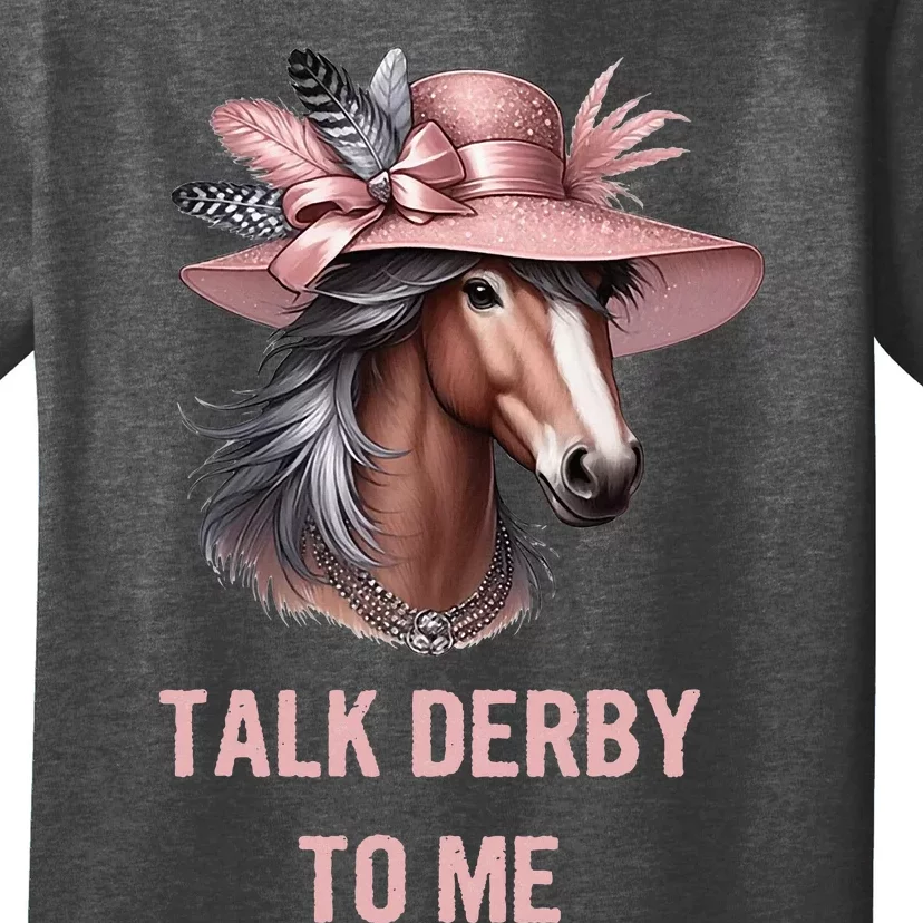 Talk Derby To Me Funny Horse Derby Day T-Shirt