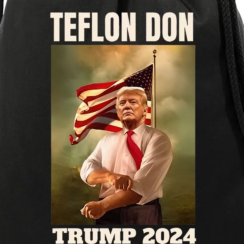 Teflon Don Trump 2024 Real Verdict November 5 2024 Drawstring Bag