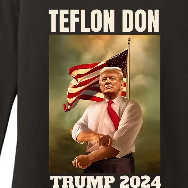 Teflon Don Trump 2024 Real Verdict November 5 2024 Womens CVC Long Sleeve Shirt