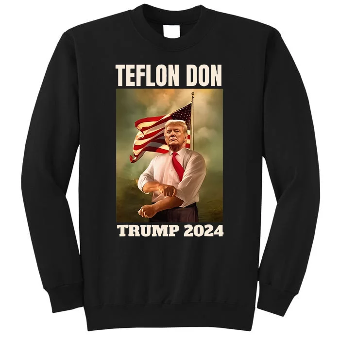 Teflon Don Trump 2024 Real Verdict November 5 2024 Tall Sweatshirt