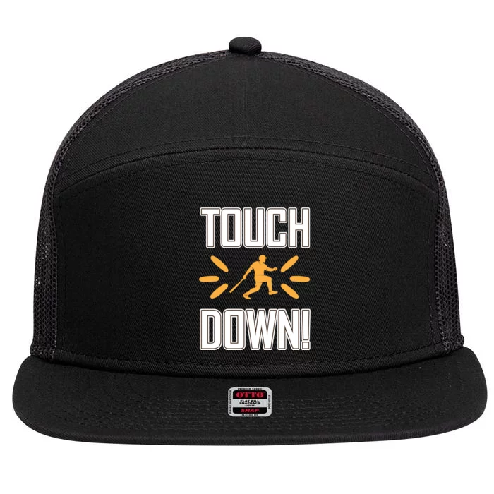 Touch Down 7 Panel Mesh Trucker Snapback Hat