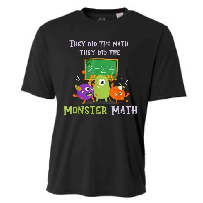 They Did The Math They Did The Monster Math Funny Cooling Performance Crew T-Shirt