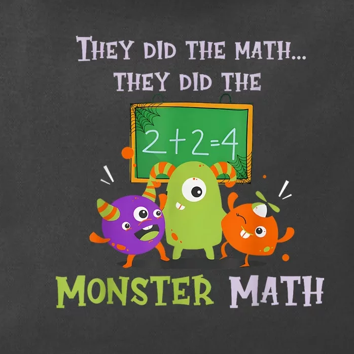 They Did The Math They Did The Monster Math Funny Zip Tote Bag