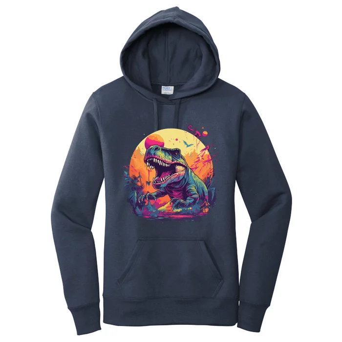 Trex Dinosaur Women's Pullover Hoodie