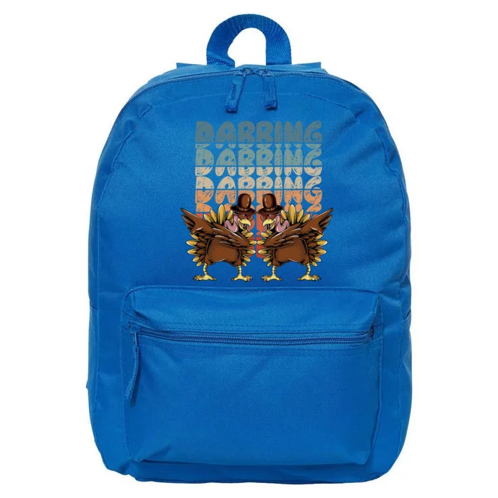 Thanksgiving Day Turkey Dabbing Gift 16 in Basic Backpack