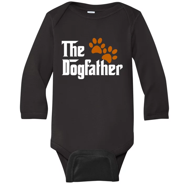 The Dogfather Baby Long Sleeve Bodysuit