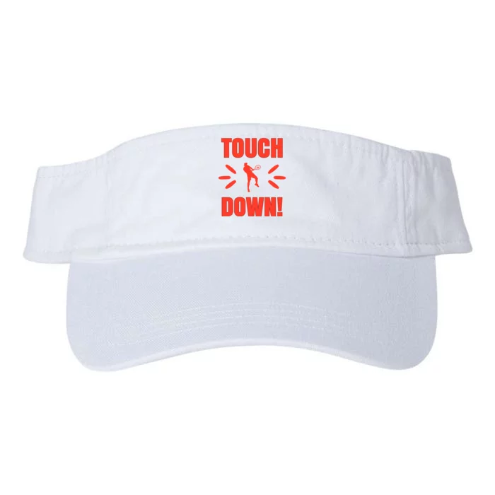 Touch Down Tennis Player Valucap Bio-Washed Visor