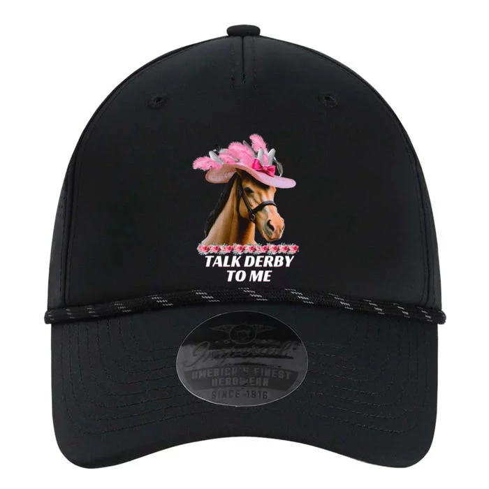 Talk Derby To Me Funny Horse Racing Lover On Derby Day Performance The Dyno Cap