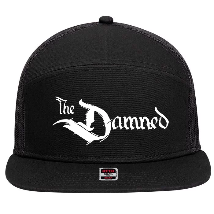 The Damned 7 Panel Mesh Trucker Snapback Hat