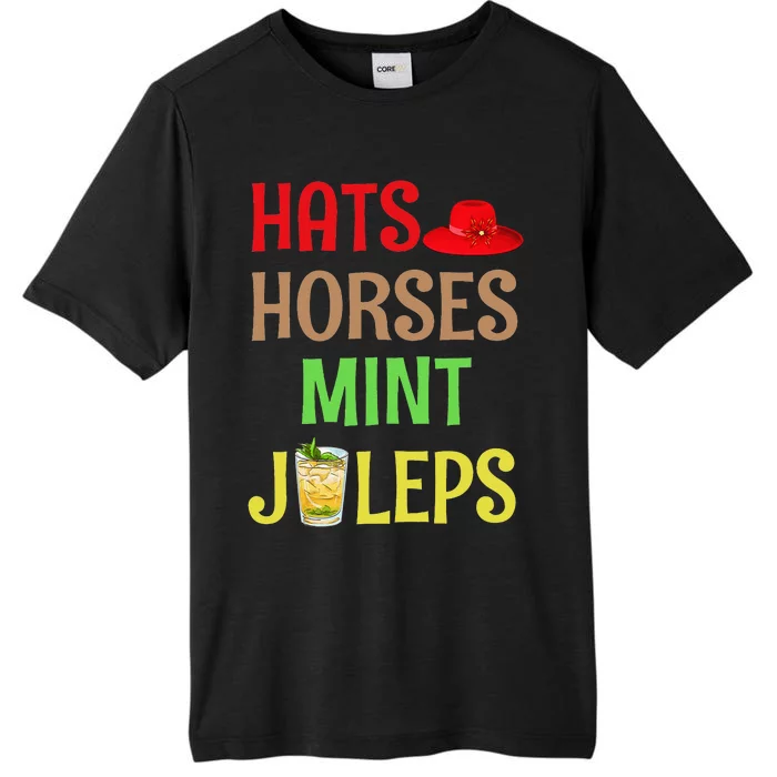 Talk Derby To Me Hats Horses Mint Juleps ChromaSoft Performance T-Shirt