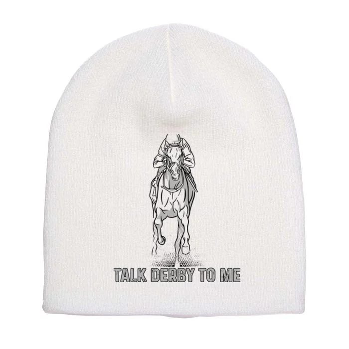 Talk Derby To Me Short Acrylic Beanie