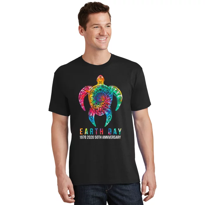 Tie Dye Turtle Lover Earth Day 2024 Costume Environmental T-Shirt