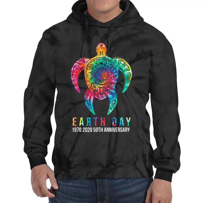 Tie Dye Turtle Lover Earth Day 2024 Costume Environmental Tie Dye Hoodie