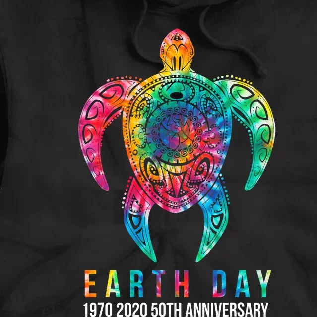 Tie Dye Turtle Lover Earth Day 2024 Costume Environmental Tie Dye Hoodie