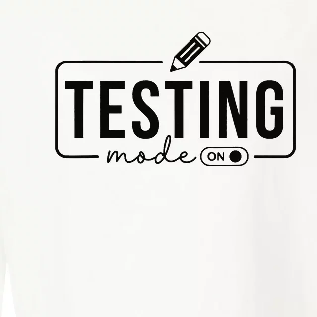 Test Day Teacher Testing Mode on Gifts Cropped Pullover Crew