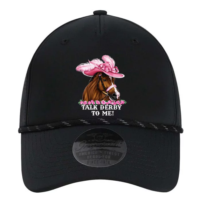 Talk Derby To Me Funny Horse Racing Lover Performance The Dyno Cap