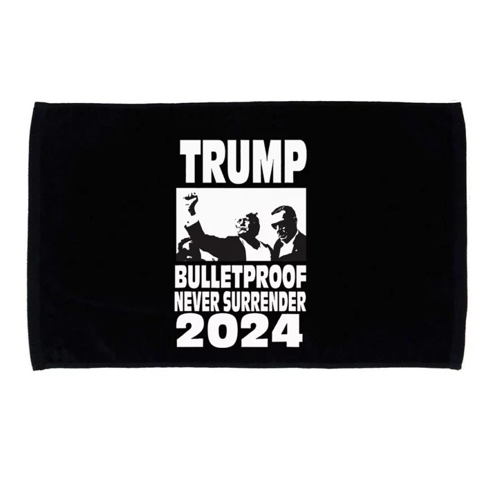 Teflon Don Trump 2024 Bulletproof Never Surrender Legend Microfiber Hand Towel