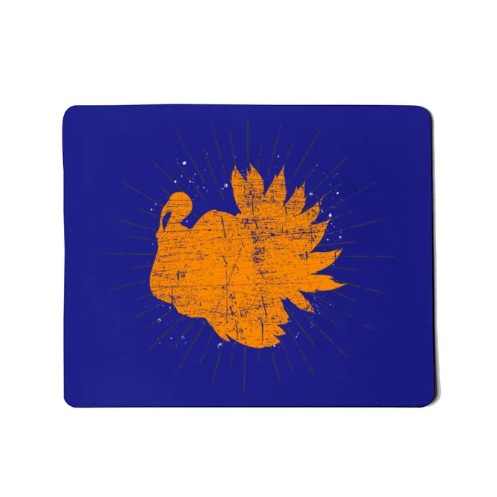 Turkey Day Thanksgiving Holiday Dinner Blessed Family Turkey Funny Gift Mousepad