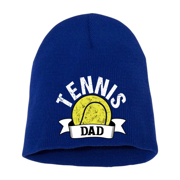 Tennis Dad Tennis Player Funny Tennis Dad Great Gift Short Acrylic Beanie